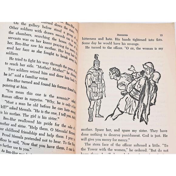 Ben-Hur (Abridged Movie Edition) (1961 Scholastic TX218) - Picture 4 of 10